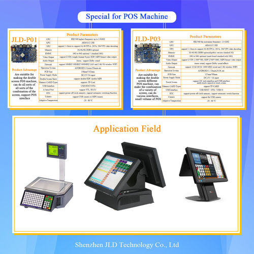 ultimo caso aziendale circa JLD-P01/P03 Scheda madre di sistema incorporato utilizzata appositamente per macchine POS
