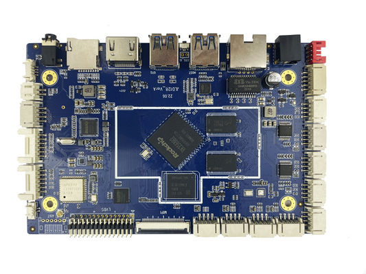 1TOPS AI RK3568 Scheda ARM incorporata per il sistema di coda 4GB RAM 64GB ROM Gigabit Ethernet Scheda madre Android