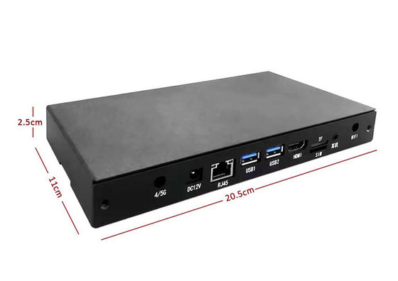 Quad Core Cortex A55 Lecteur d'affichage numérique Android 11 Prise en charge USB 3.0 Gigabit Ethernet Mini PC