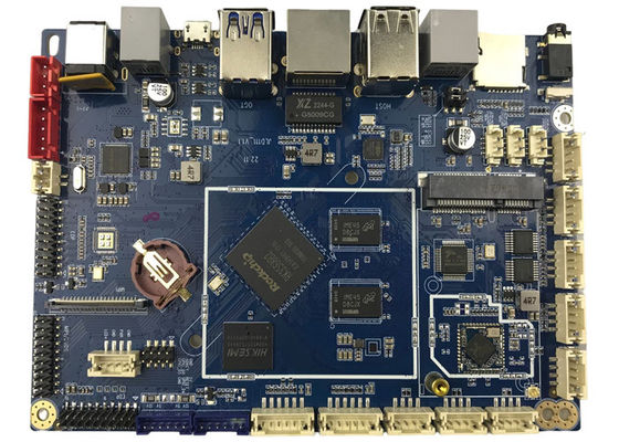 146mm*102mm*1.6mm scheda madre Android con processore quad core 64 bit Cortex-A55 per sistema POS JLD-P01
