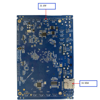Industrial Android POS Motherboard Arm Edp Lvds All In One Rockchip RK3566 Board 125mm*90mm*1.6mm