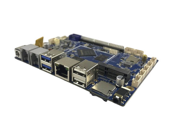 Quad Core Gigabit Ethernet POS Motherboard RK3568 Hardware incorporato 2.0 GHz con AI