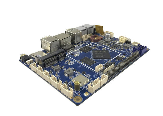 Quad Core Industrial ARM Mainboard RK3568 A55 2.0Ghz LPDDR4 2G EMMC 16G per segnaletica digitale