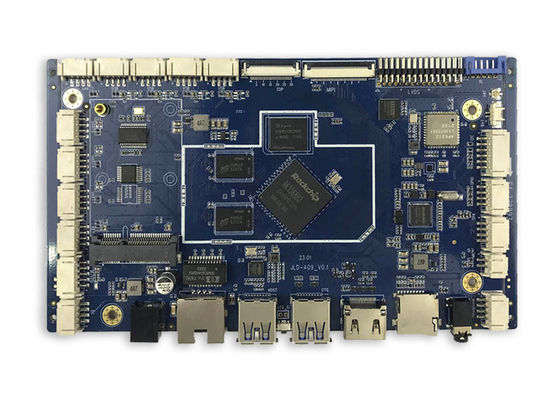 Papan Pengembangan Rk3568 JLD-A09 Tertanam Tampilan LVDS Android Motherboard