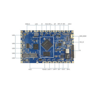 Riconoscimento facciale Rockchip Android Mainboard Rk3568 Con Lvds EDP MIPI HD Ethernet 4G LTE Relay JLD-F03