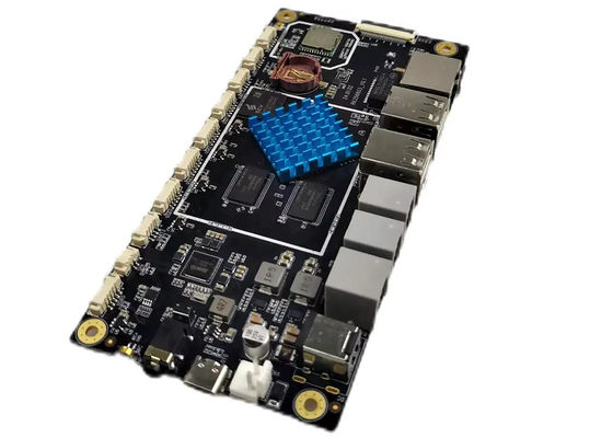 P08 Motherboard Untuk Skala Elektronik AI RK3568 Quad-core Cortex-A55 Board Embedded