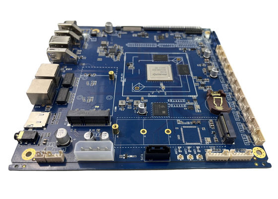 Rockchip Rk3588 Industrial ARM Board Octo Core Android 12 IOT AI Dual Lan 8K DB H-DMI LVDS RS232 RS485 Mini Smart