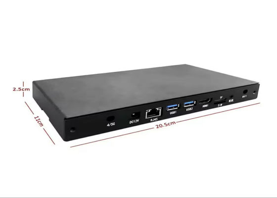 Silent Slim 4K Media Streaming Box senza ventilatore Rockchip Quad Core Power And Gigabit Connectivity