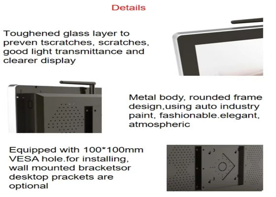 27 pollici All In One Computer Touchscreen Android Embedded Industrial Panel Display Monitor PC