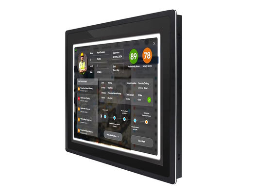 Panel industriale robusto PC 17 pollici Display Realtek ALC662HD Sound Effect