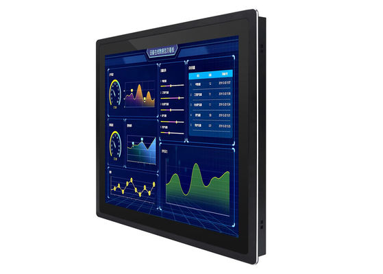Pannello industriale senza ventilatore da 15 pollici PC 4 USB integrato IP65 pannello impermeabile PC per Windows