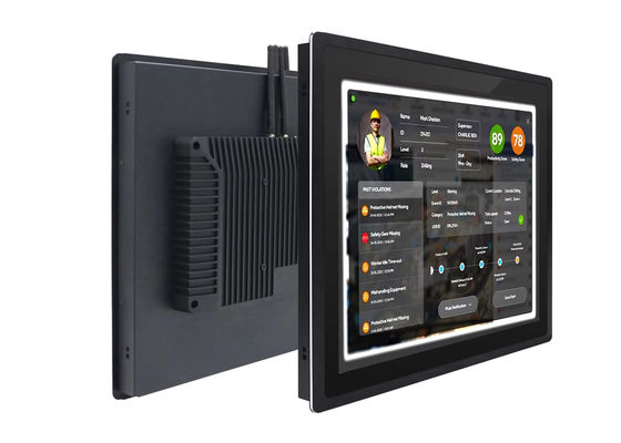 Intel I3/I5/I7 Panneau industriel PC 17 pouces Prise en charge de Windows 7/10/ Linux Ubuntu 20.04