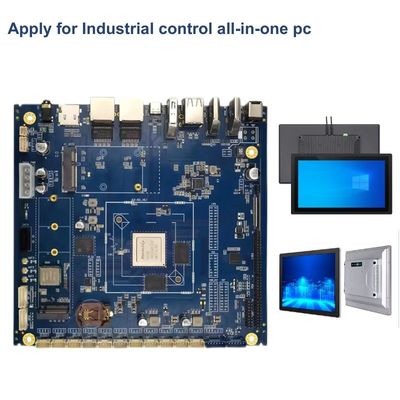 Porti ricchi di ingresso/uscita Ultra Thin Tablet PC Motherboard 4K Video Decoding Supporto Dual LVDS / MIPI Display
