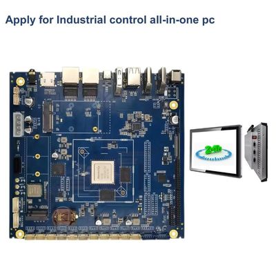 Embedded Rk3588 Android Motherboard Lvds Edp 4G 5G LTE SIM 8K Mini Smart Ai Board Per pannelli industriali PC