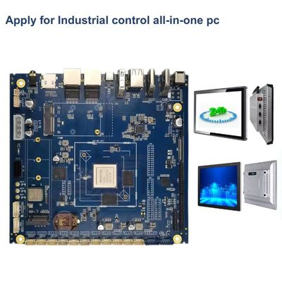 RK3588 carte ARM industrielle à puce avec support Ethernet 10/100/1000M LVDS EDP MIPI affichage HDMI VGA