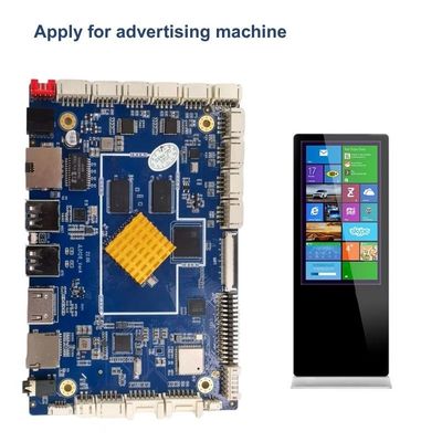 1TOPS AI RK3568 Embedded ARM Board For Queue System 4GB RAM 64GB ROM Гигабитная Ethernet Android Материнская плата