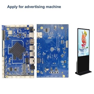 Digital Signage Arm Android Board eingebettete Dual LVDS EDP HD-M-I Rockchip Rk3568 Rk3566 Rk3399 Odm