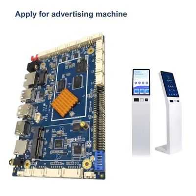 Interactive Touch Screen Rockchip Motherboard RK3566 LVDS HDMI 4K Arm Android Motherboard