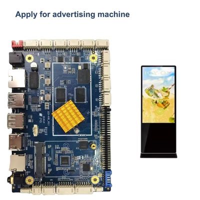 Scheda madre Android multi protocollo DC12V3A RK3566 SBC con controllo seriale industriale RS232/TTL