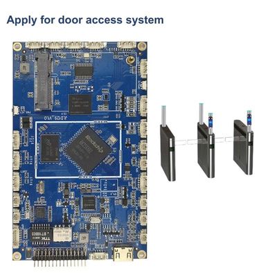 RK3568 Android Embedded Board Hệ thống truy cập cửa nhà máy Gigabit Motherboard với POE Relay JLD-F03