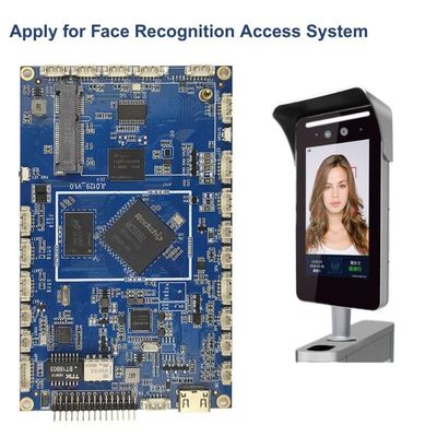Riconoscimento facciale Rockchip Android Mainboard Rk3568 Con Lvds EDP MIPI HD Ethernet 4G LTE Relay JLD-F03
