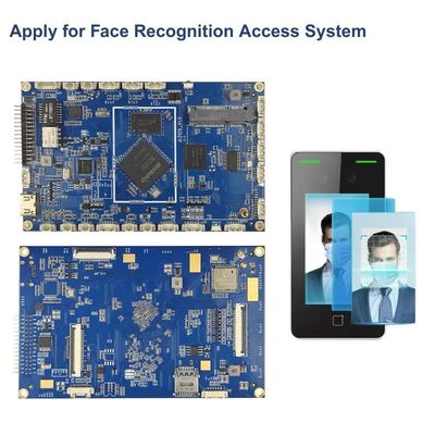 Riconoscimento facciale Android Motherboard Multi OS Android 11 Ubuntu 20.04 2K HD Display Dolby Audio Secure System