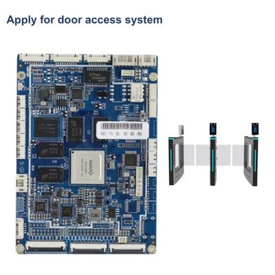 Relay POE RK3288 scheda madre Android 113mm X 80mm X 1.6mm per il giradischi di riconoscimento facciale JLD-F02