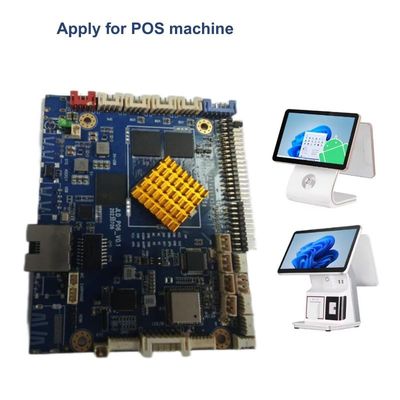 Кассовая система Android Control Board Dual 8 Bit LVDS Поддержка 16GB-128GB EMMC Storage POS System