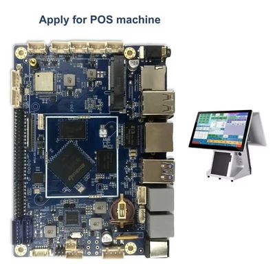 Quad Core Gigabit Ethernet Motherboard RK3568 Embedded Hardware 2.0GHZ With AI