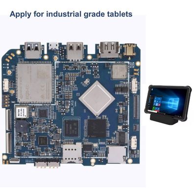 Tabella madre Android per tablet medici industriali 2G/4G DDR4 Opzioni con protezione dell'orologio contro guasti di corrente