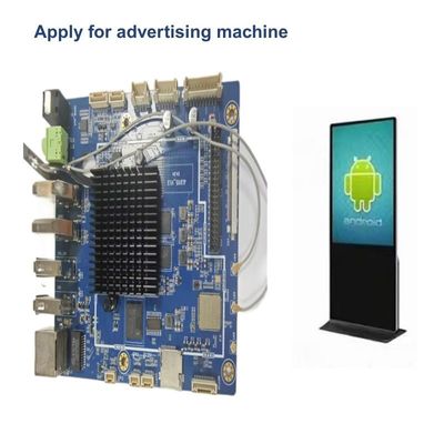 JLD-A03 Pcba Manufacturing Amlogic T972 Quad-core Android 9.0 Motherboard and Cpu Compatibility for Advertising Machine