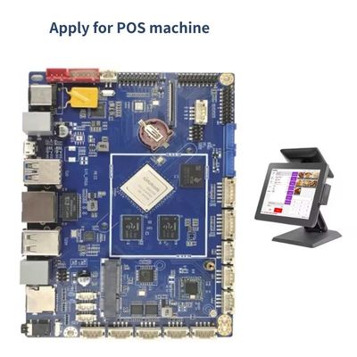SPI поддерживаемая POS материнская плата с интерфейсом кассы RJ11 6P6C и широким диапазоном совместимости дисплея